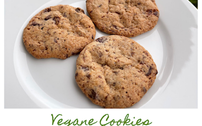 Einfache vegane Schoko-Cookies