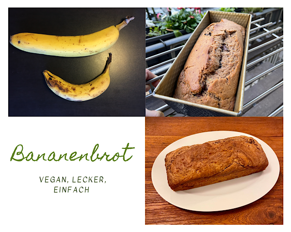 Bananenbrot – einfach, vegan und lecker