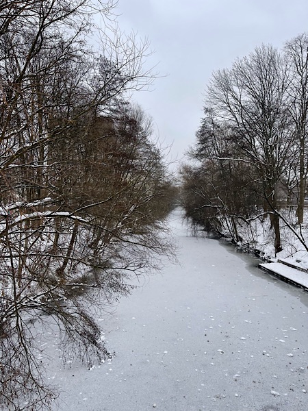 Isebekkanal im Winter